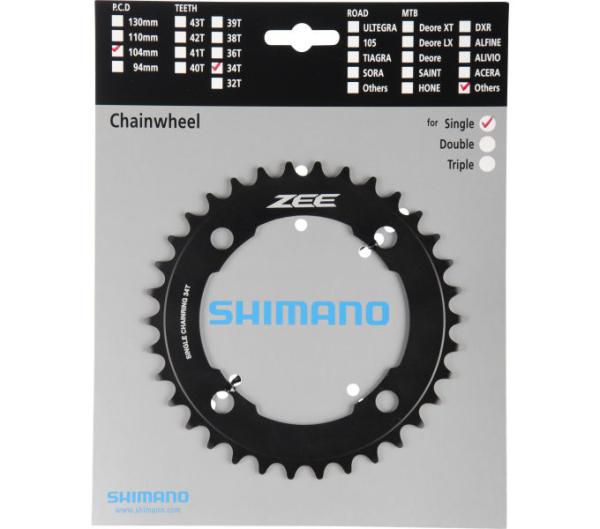 SHIMANO Kettenblatt ZEE FC-M640, FC-M645 34 Zähne