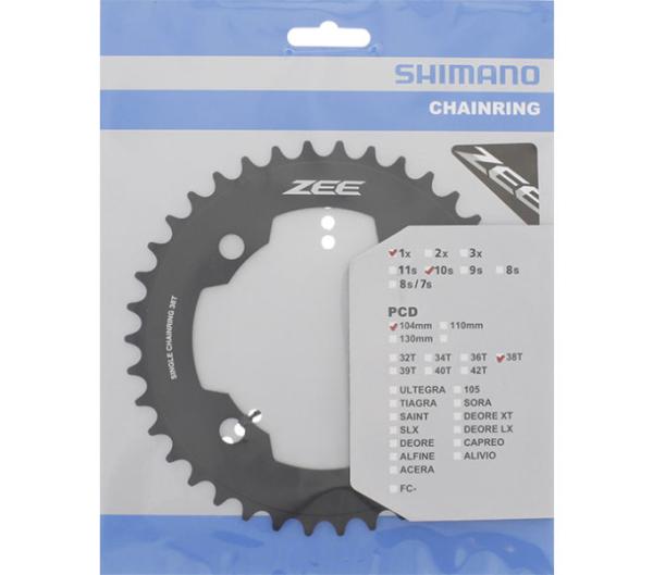 SHIMANO Kettenblatt ZEE FC-M640, FC-M645 38 Zähne
