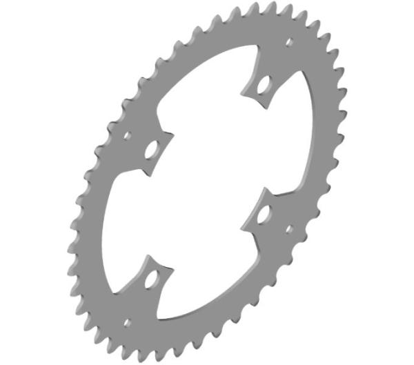 SHIMANO Kettenblatt SHIMANO E-BIKE SYSTEMS SM-CRE80 (44 Zähne Version)