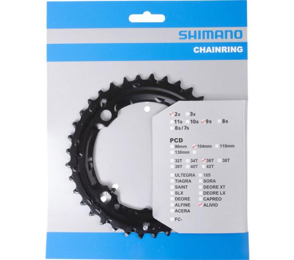SHIMANO Kettenblatt FC-M4000, FC-M4050 36 Zähne (AC)