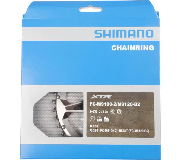 SHIMANO Kettenblatt XTR FC-M9100, FC-M9120 38 Zähne