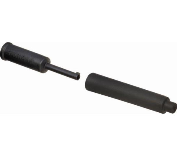 SHIMANO 4 St&uuml;ck. Endkappe Schaltzugau&szlig;enh&uuml;lle mit Spitze und Gummimanschette